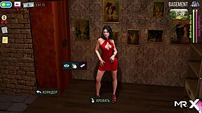 Is she teasing her boss by showing off her ass in fashion business episode 1 86?