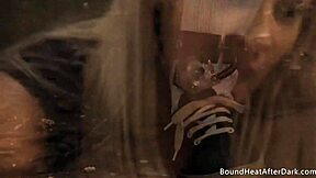 Curvy Slave With Big Natural Tits Teasing Mistress