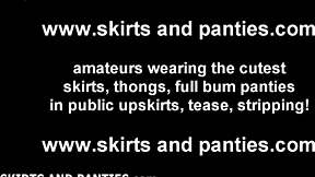 Feeling shy flashing my panties before cooking your dinner tonight