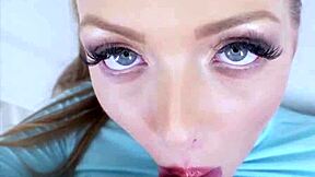 Pov Suck Jobs from Ashley Red & Sky Pierce, Including Ball Licking and Cum