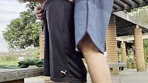 Novinhos Fucking In Public Square In Front Of Passersby