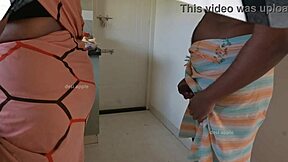 Tamil owner jerks off in kitchen in front of maid!