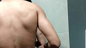 gym guy stared, so i took him to bathroom for blowjob
