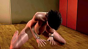 sex with busty jill valentine in 3d porn with moaning and orgasm