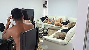 Mature Woman Wants Dick, Masturbates With Stepsons Around