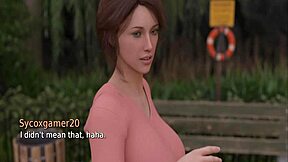 Milf with big ass intensely masturbates in heart problems game part 11.