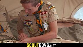 Enormous Cock Stuffs Two Twink Boys Raw Back To Back-Scoutboys Net.