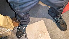 i stroked my cock on a rainy day watching precum drops