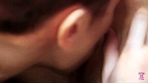 A Little 18+ Masked Brunette Kitty Came To Play And Tittyfuck Her Masters Big Dick?