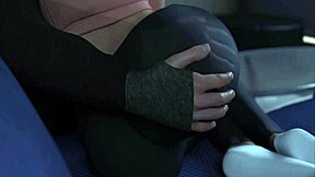 Milf with big ass intensely masturbates in heart problems game part 11.