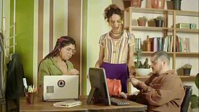 sofie lollipop in sexy vampire threesome with anal and licking