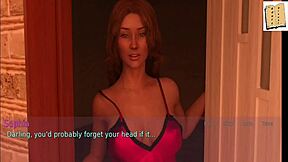 A Wife And Stepmother Play Game Together