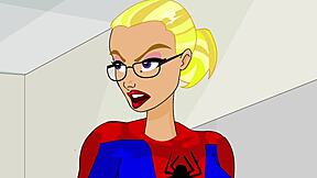 All the way through to the spider-verse goes wrong in this uncensored cartoon porn