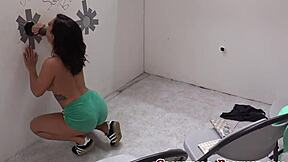 I watch the busty teen tug on that monster BBC