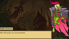Welcome to Iris Quest, where princess faces goblin curse in hentai game