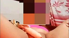 enormous squirts from wet pussy fingering. clothes ripped in intense masturbation.