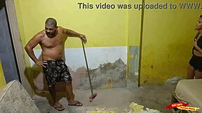 Seduce The Bricklayer For First Time Anal Sex.