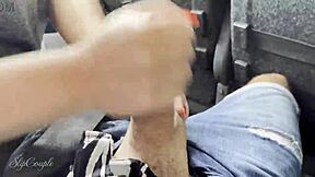 Milf Gave RISKY BLOWJOB in Travel Bus - Hope No One Saw!