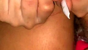 Gaping Her Ass With Dildo Fingering And Cum