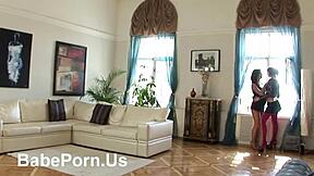 pretty lesbians engage in asslicking activity