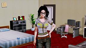 exploring harem hotel in anime game