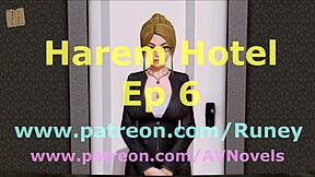 Can you handle the monster cock in harem hotel?