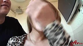 Watching Japanese beauty Mikurai squirt in wild creampie action was intense