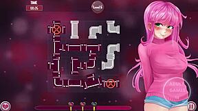 Visual novel-style adult game with Japanese Waifu