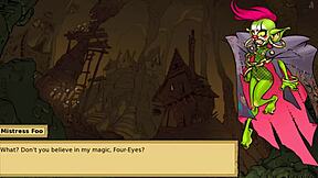 Welcome to Iris Quest, where princess faces goblin curse in hentai game