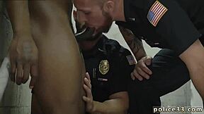 Irish cop with hairy chest in gay police porn