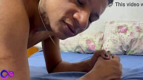 Gay amateur receives bareback anal in exchange