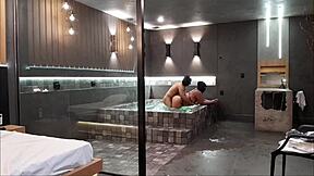 Brunette Can't Handle Monster Cock In Bathtub