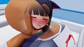 Kazusa In 3D Anime Hentai Adventure