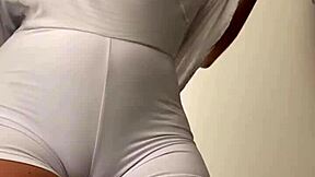 Wife Changes Clothes In Store Fitting Room