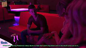 Blonde Wife And Stepmother With Big Tits Play Game In Missing Scenes 8