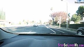 Mexican Stepsister Bent Over for Hardcore Doggy Plowing