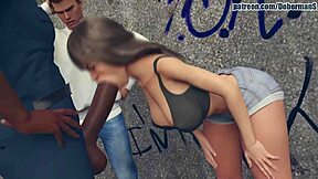 Girlfriend Fucks Officer In Front Of Bf