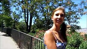 Hippie Latina gets her tight pussy stretched wide