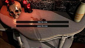 Big tits blonde Blair has Halloween fun in The Rift