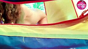 Saw Solo Masturbation Girl While Camping In Anime Hentai Style