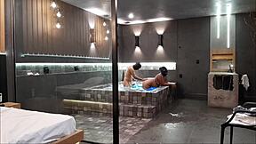 Brunette Can't Handle Monster Cock In Bathtub