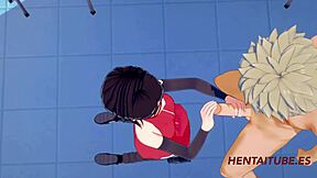 Boku No Hero 3D Hentai - Bakugou & Sarada School Sex