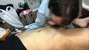 My girlfriend always sneaks over and starts teasing my junk until we’re at it!