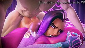 overwatch sombra hmv brand new bitch blowjob