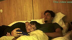 My Hermanastro Forces His Pene in My Mouth While Lying Down, No Mercy