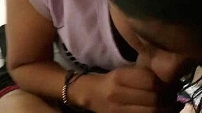 morrita gives delicious blowjob, loves my dick