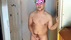 celebrating unicorn gay pride with friends at the parade, waving flags and having fun