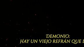 In this 3d hentai animation, a crossdresser with huge boobs gets a monster cock