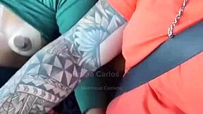 I Fucked the Hot Blonde Whore in the Car and Her Ex Filmed It All! Creampie and Wet Pussy Action!