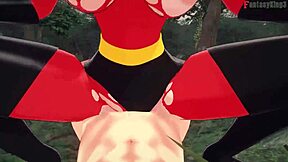 elastigirl fuck in a mission in the forest the incredibles full movie on ptrn or sheer fantasyking3 with 3d cartoon hentai.